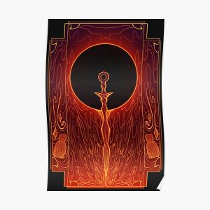 Sản phẩm Sword of the Eclipsed Sun Poster RB0909 Offical Dark Souls Merch