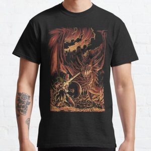 Wyvern & #039; s Wrath Classic T-Shirt RB0909 Sản phẩm Offical Dark Souls Merch