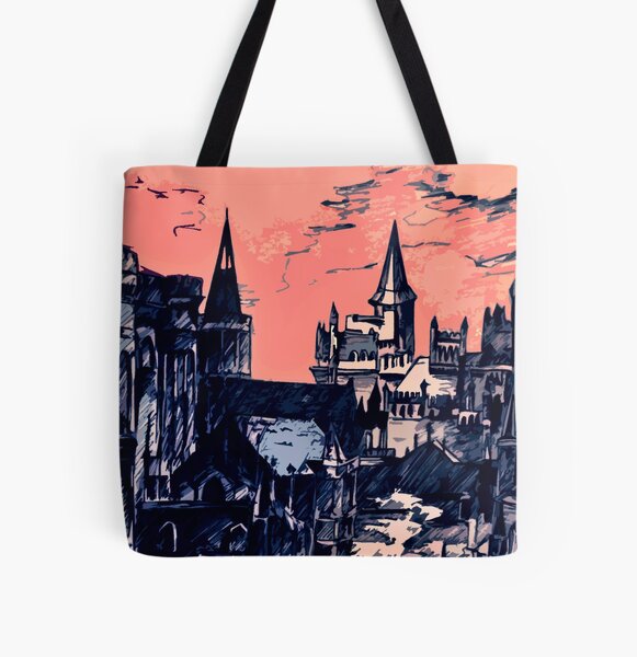 Lothric Castle in a hollow world All Over Print Tote Bag RB0909 product Offical Dark Souls Merch