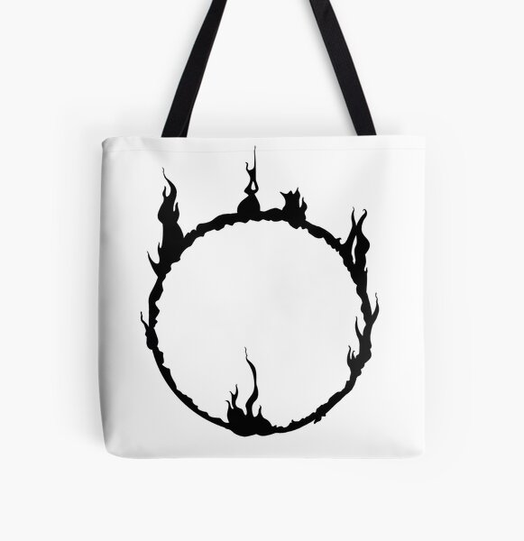 Dark Souls Bags - Dark Sign - Black All Over Print Tote Bag RB0909 - Dark  Souls Shop