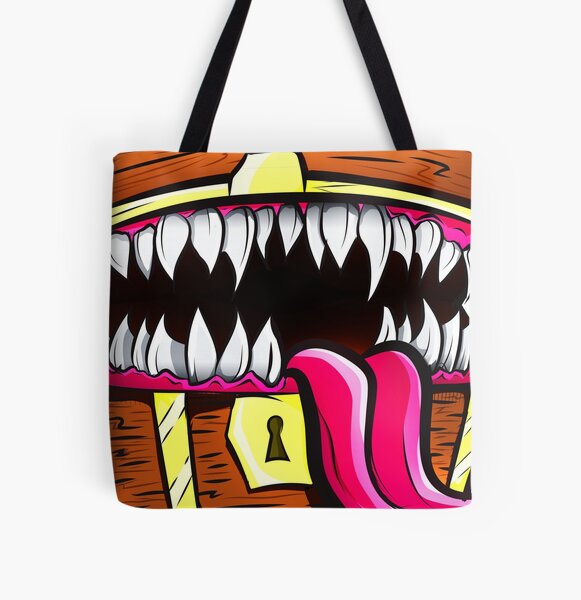 Mimic Chest - Dungeons & Dragons Monster Loot All Over Print Tote Bag RB0909 product Offical Dark Souls Merch