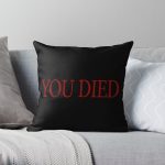 YOU DIED! Throw Pillow RB0909 product Offical Dark Souls Merch