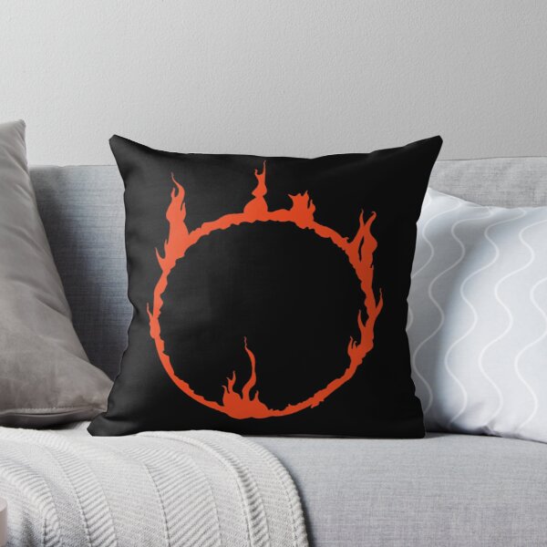 Dark Sign - Red  Throw Pillow RB0909 product Offical Dark Souls Merch