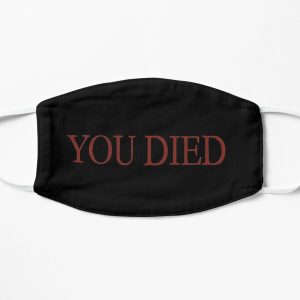Demon Souls You Died Retro Aaesthetic Game Mặt nạ phẳng RB0909 product Offical Dark Souls Merch