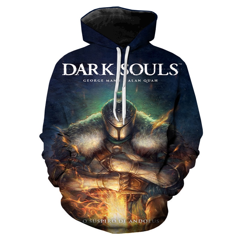 2023 Dark Souls 3D Print Hoodies Men Women Casual Fashion Sweatshirt Hoodie Game Cosplay Hip Hop - Dark Souls Shop