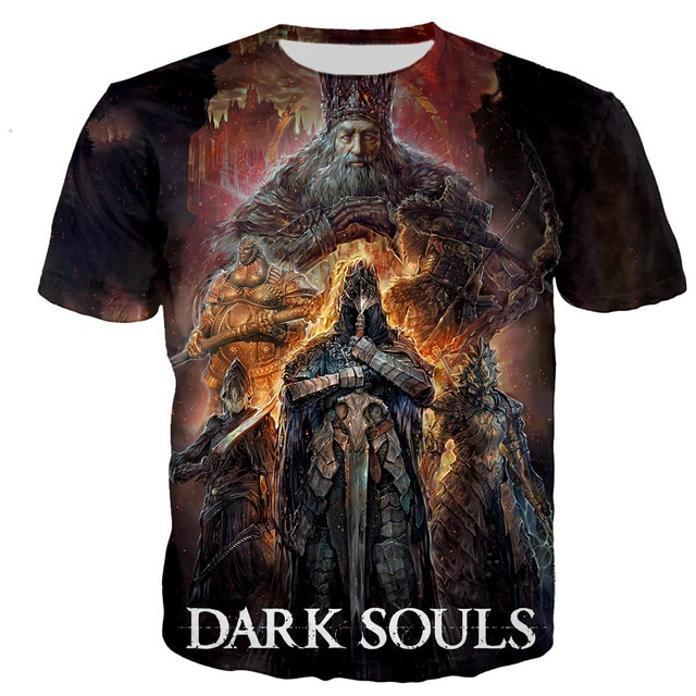 Dark Souls T Shirt Men women 3D Printed T shirts Casual Harajuku Style Tshirt Streetwear Oversized 3.jpg 640x640 3 - Dark Souls Shop