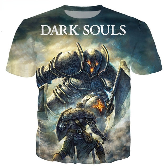 Latest Arrival Game Dark Soul T Shirt Men women 3D Printed T shirts Short Sleeve Harajuku 1.jpg 640x640 1 - Dark Souls Shop