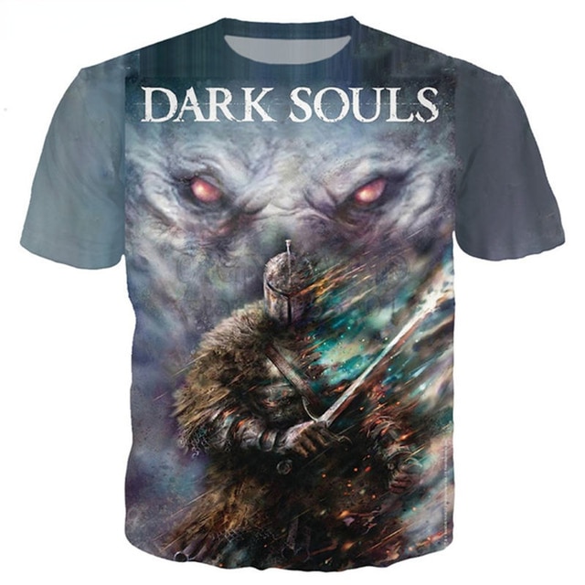 Latest Arrival Game Dark Soul T Shirt Men women 3D Printed T shirts Short Sleeve Harajuku 2.jpg 640x640 2 - Dark Souls Shop