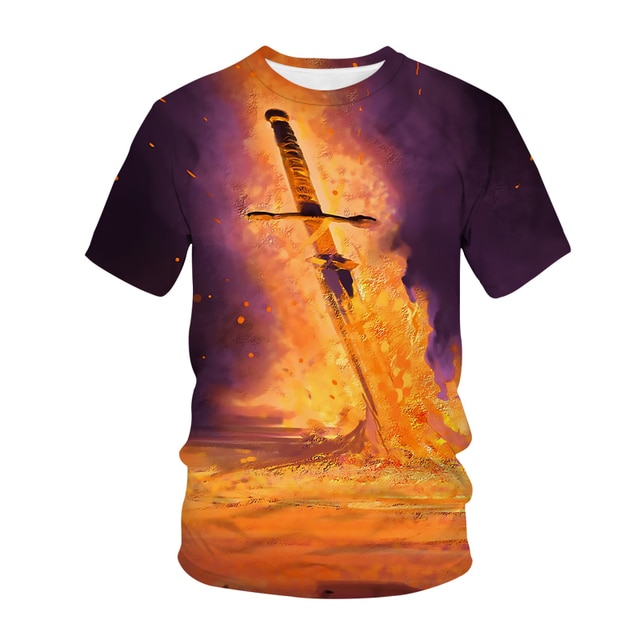Tshirt Summer Game T Shirt Dark Souls T Shirt 3D Print Streetwear Boys Girls Neutral Fashion 14.jpg 640x640 14 - Dark Souls Shop