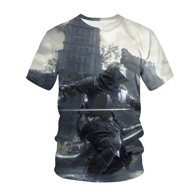 Tshirt Summer Game T Shirt Dark Souls T Shirt 3D Print Streetwear Boys Girls Neutral Fashion 3.jpg 640x640 3 - Dark Souls Shop