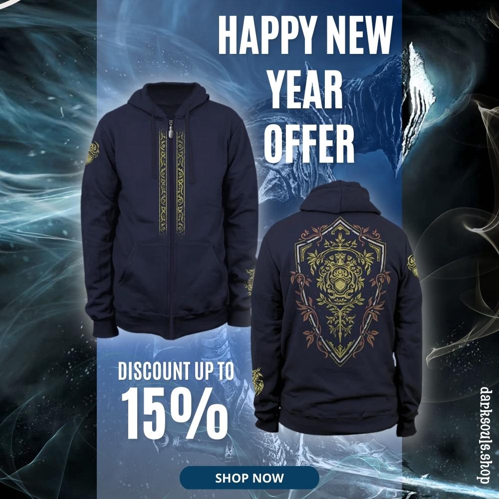 Knight Artorias Dark Souls Wolf Samurai' Unisex Hoodie